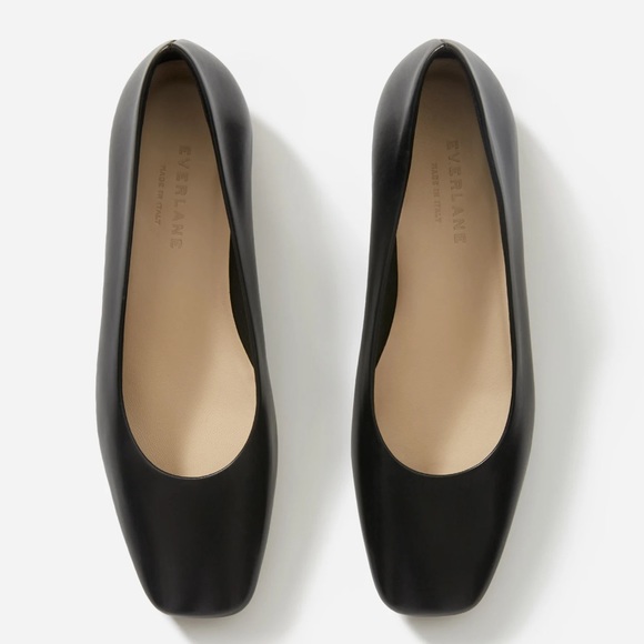 NWT Everlane The '90s Flat in Black Leather - Picture 6 of 14